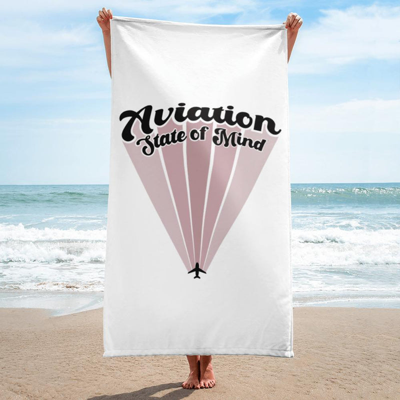 airplane beach towel