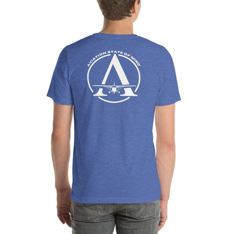 cessna 172 t-shirt in Columbia blue